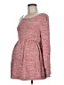 Isabel Maternity Red Pullover Sweater Size Med Maternity - photo 1