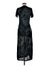 Disturbia Tie-dye Black Casual Dress Size 8 - photo 2