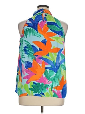 Floral & Ivy Sleeveless Blouse (view 2)
