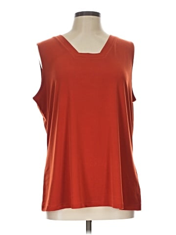Susan Graver Sleeveless T-Shirt (view 1)