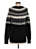 Talbots Chevron-herringbone Black Turtleneck Sweater Size S - photo 2