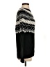 Talbots Chevron-herringbone Black Turtleneck Sweater Size S - photo 4