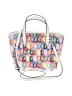 Karl Lagerfeld Paris Chevron-herringbone Graphic Orange White Satchel One size - photo 3