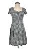 Bebop Argyle Gray Casual Dress Size M - photo 1