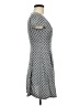 Bebop Argyle Gray Casual Dress Size M - photo 4