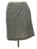 Max Mara Plaid Gray Wool Skirt Size 8 - photo 1