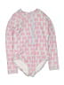 Hanna Andersson Pink Rash Guard Size 6 - 7 - photo 1