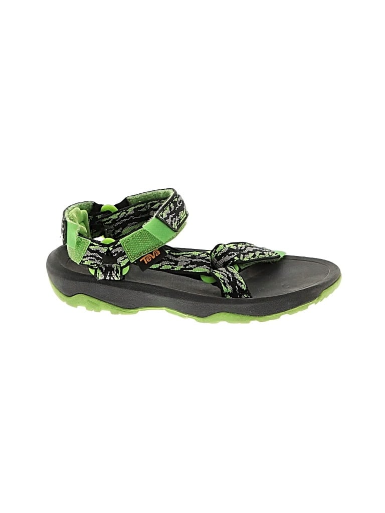 Pre-owned Teva Kids' Sandals In Green