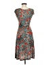 En Focus Studio Paisley Gray Cocktail Dress Size 6 - photo 2