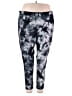 Torrid Tie-dye Black Blue Active Pants Size 5X Plus (5) - photo 1