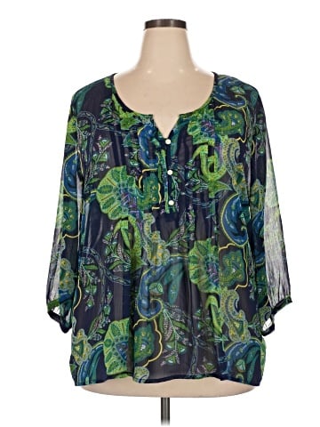 Old Navy 3/4 Sleeve Blouse (view 1)