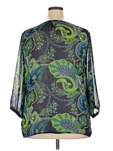 Old Navy 3/4 Sleeve Blouse (view 2)