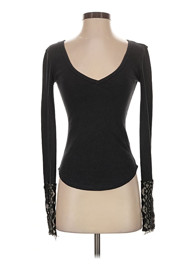 Pre-owned We The Free Cardigan Sweater In Black