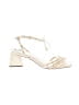 Arezzo Ivory Sandals Size 10 - photo 1