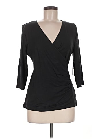 Soft Surroundings 3/4 Sleeve Top (view 1)