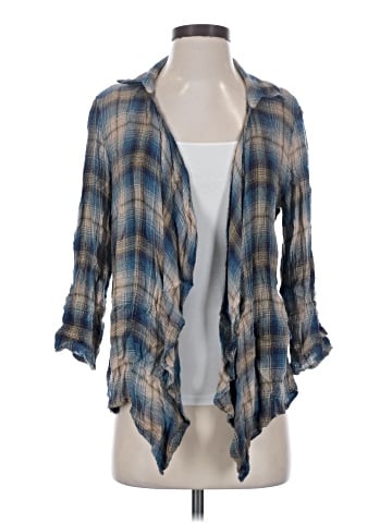 Living Doll 3/4 Sleeve Button-Down Shirt (view 1)