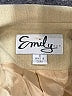 Emily... 100% Polyester Tan Blazer Size 10 - photo 6