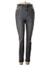 Topshop Chevron-herringbone Gray Jeans Size 28 waist - photo 1