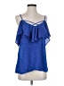 Le Lis Blue Sleeveless Blouse Size S - photo 1
