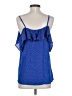 Le Lis Blue Sleeveless Blouse Size S - photo 2