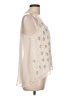 Hazel 100% Polyester Ivory Sleeveless Blouse Size L - photo 4