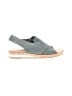 Sesto Meucci 100% Leather Gray Sandals Size 8 1/2 - photo 1