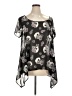 Torrid 100% Polyester Black 3/4 Sleeve Blouse Size 1X Plus (1) - photo 1