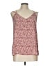 Papermoon 100% Polyester Red Sleeveless Top Size L - photo 1