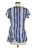 Signature Studio Blue Short Sleeve Blouse Size M - photo 2