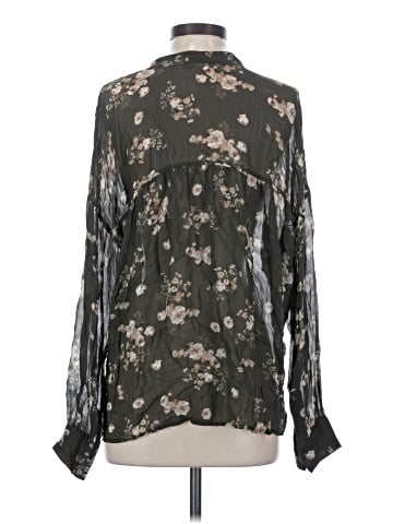 Vince. Long Sleeve Silk Top (view 2)