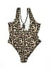 Unbranded Animal Print Brown Gold One Piece Swimsuit Size 3xl - photo 2