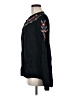 Roper 100% Rayon Black Long Sleeve Blouse Size M - photo 5