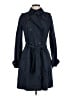 Talbots Blue Trenchcoat Size 6 - photo 1