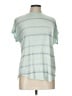Apt. 9 Stripes Green Short Sleeve T-Shirt Size L - photo 1