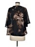 Fun2Fun 100% Polyester Black 3/4 Sleeve Blouse Size M - photo 2