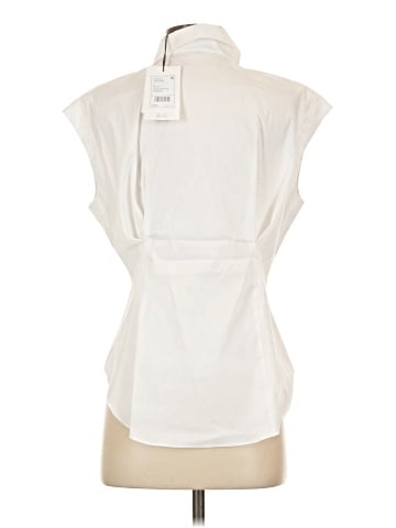 Theory Sleeveless Button-Down Shirt (view 2)