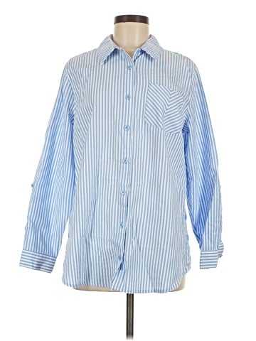 Joan Rivers Long Sleeve Button-Down Shirt (view 1)