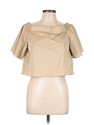 Tibi Short Sleeve Blouse (view 1)