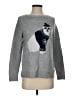 Cupcakes & Cashmere Graphic Gray Pullover Sweater Size S - photo 1