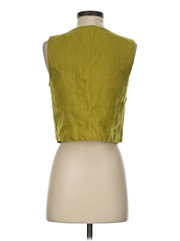 Madewell 100% Linen Katrina Crop Vest Top (view 2)