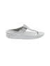 FitFlop Silver Flip Flops Size 10 - photo 1