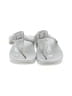 FitFlop Silver Flip Flops Size 10 - photo 2
