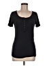 Torrid Black Short Sleeve Henley Size Med Plus (00) - photo 1