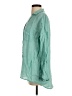 Sigrid Olsen 100% Linen Teal 3/4 Sleeve Blouse Size S (estimated) - photo 5