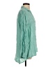 Sigrid Olsen 100% Linen Teal 3/4 Sleeve Blouse Size S (estimated) - photo 4