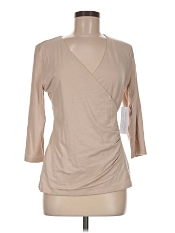Soft Surroundings 3/4 Sleeve Top (view 1)