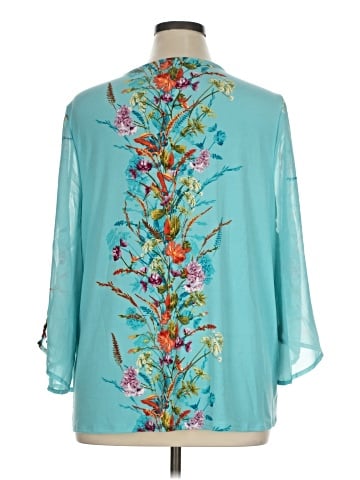 JM Collection 3/4 Sleeve Blouse (view 2)