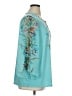 JM Collection Teal 3/4 Sleeve Blouse Size 1X - photo 4