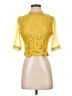 Peach Yellow 3/4 Sleeve Top Size S - photo 1