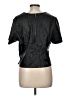 Steve Madden 100% Polyester Black Short Sleeve Top Size L - photo 2